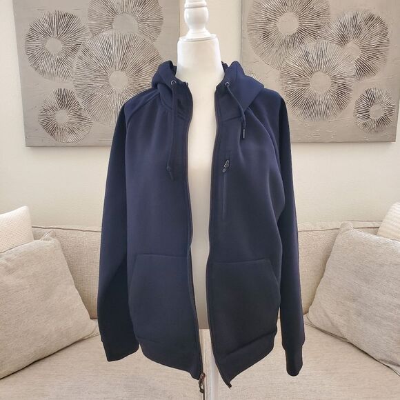 💥32 DEGREES💥  Men's Fleece Tech Sherpa Lined Zip-Front Hoodie - [Large, Black] - Picture 3 of 13